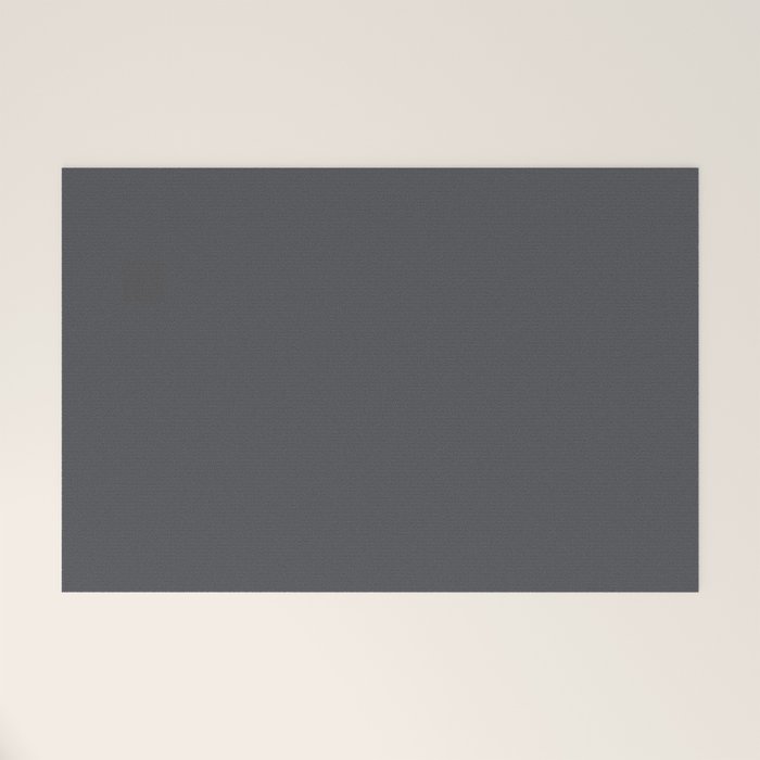 Charcoal Grey Welcome Mat Gallery Image 1