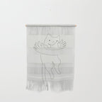 One Line Cat 2: Hug Wall Hanging Gallery Image 1