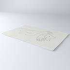 One Line Cat 2: Hug Rug Gallery Image 3