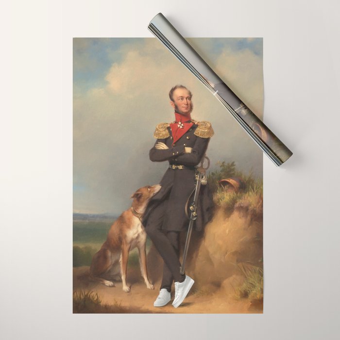 SNEAKER KING Wrapping Paper Gallery Image 1