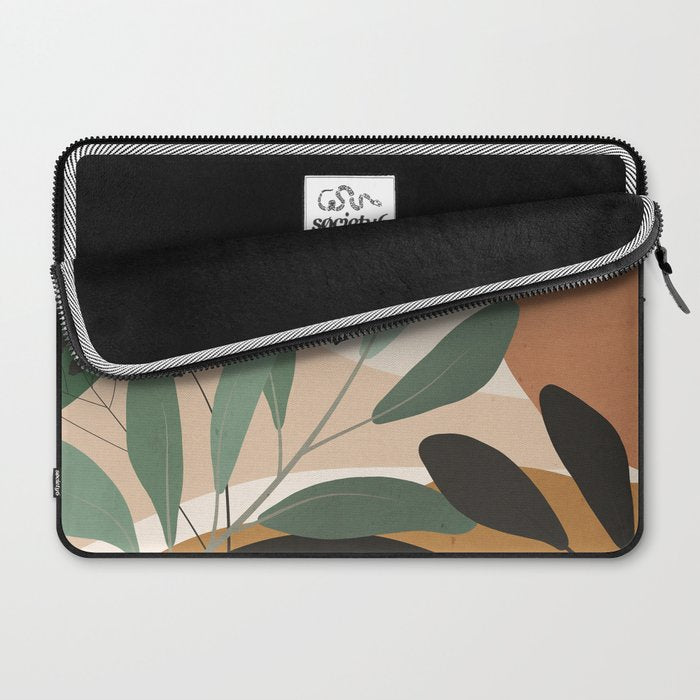 Abstract Art Tropical Leaves 52 Laptop Sleeve Gallery Image 2