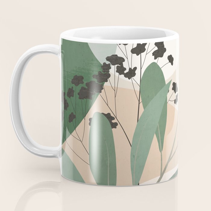 Abstract Art Tropical Leaves 52 Coffee Mug Gallery Image 3
