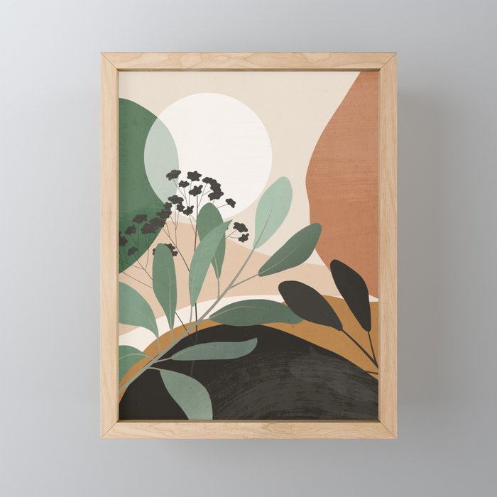 Abstract Art Tropical Leaves 52 Mini Art Print Gallery Image 1