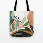 Abstract Art Tropical Leaves 52 Tote Bag Gallery Image 1