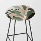 Abstract Art Tropical Leaves 52 Stool Gallery Image 2