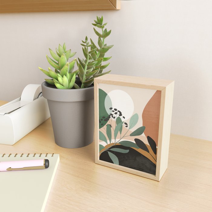 Abstract Art Tropical Leaves 52 Mini Art Print Gallery Image 2