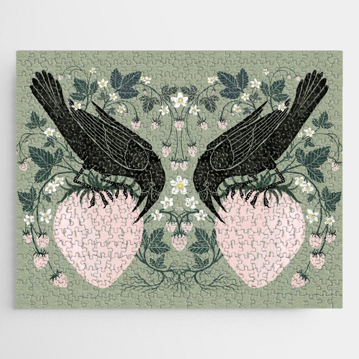 Strawberry Crows Jigsaw Puzzle Gallery Image 1