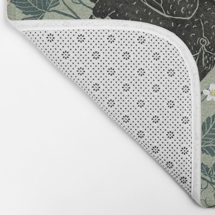Strawberry Crows Bath Mat Gallery Image 2
