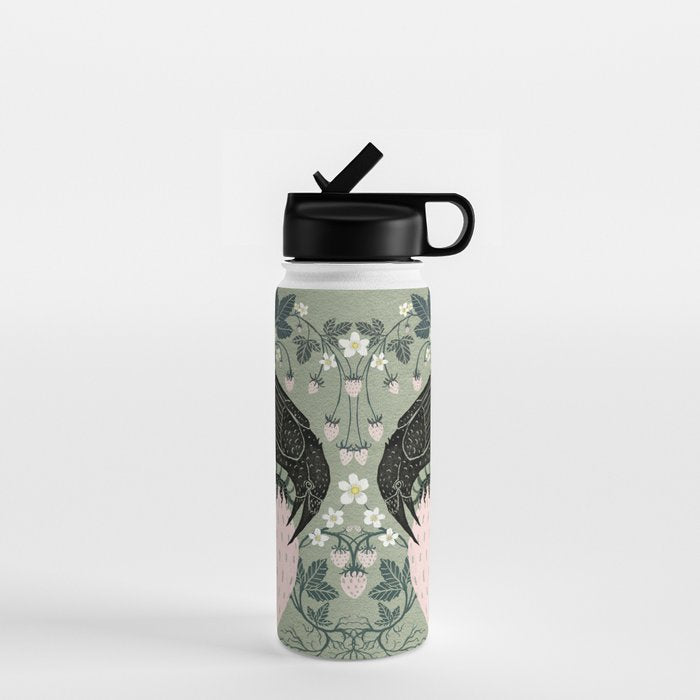 Strawberry Crows Water Bottle Gallery Image 1