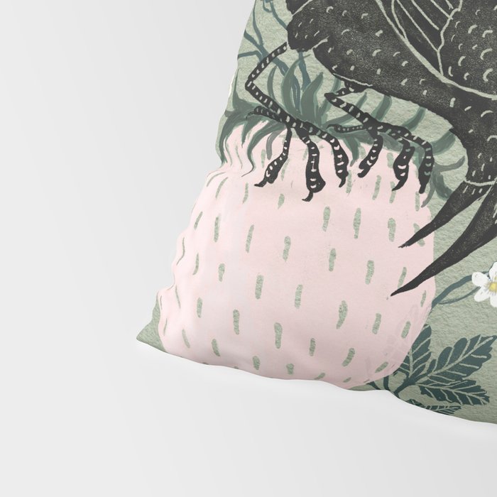 Strawberry Crows Pillow Sham Gallery Image 4