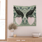 Strawberry Crows Wall Tapestry Gallery Image 2