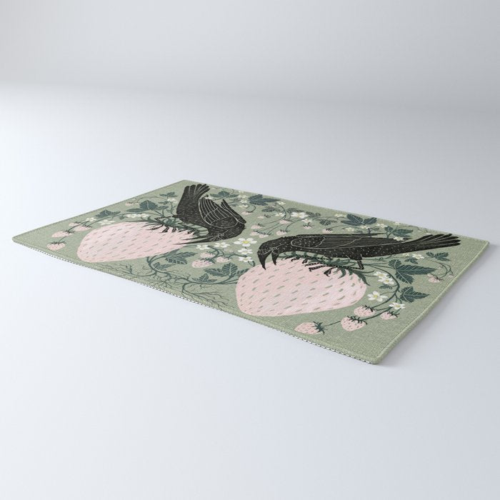 Strawberry Crows Rug Gallery Image 3