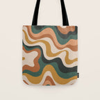 Earthy swirls Tote Bag Gallery Image 1