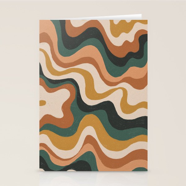 Earthy swirls Stationery Card Gallery Image 2