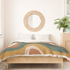 Earthy swirls Duvet Cover Gallery Image 3