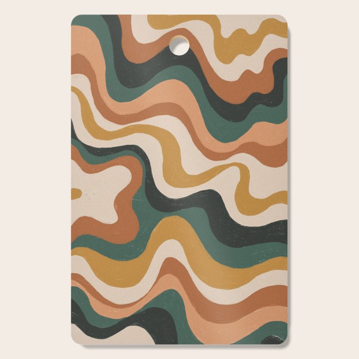 Earthy swirls Cutting Board Gallery Image 1
