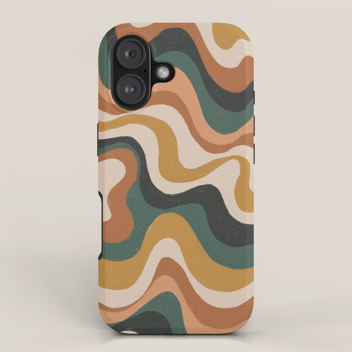 Earthy swirls iPhone Case Gallery Image 1