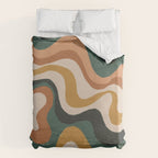 Earthy swirls Duvet Cover Gallery Image 6
