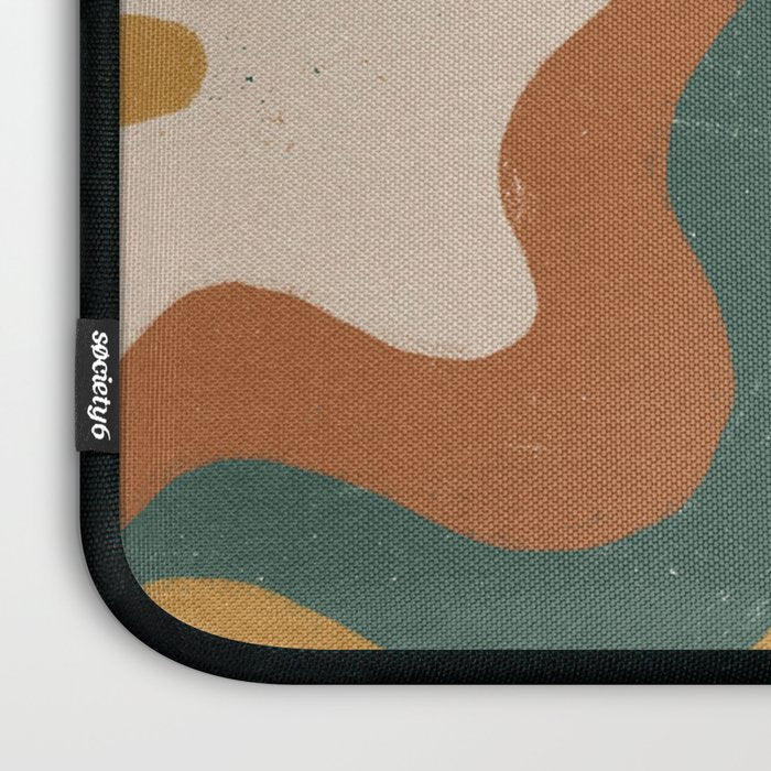 Earthy swirls Laptop Sleeve Gallery Image 3