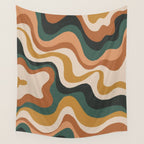 Earthy swirls Wall Tapestry Gallery Image 4