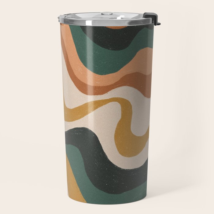 Earthy swirls Travel Mug Gallery Image 2