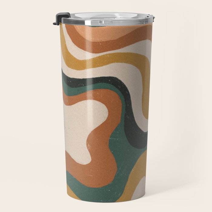 Earthy swirls Travel Mug Gallery Image 3