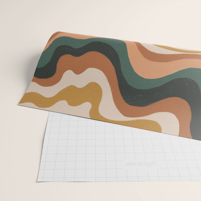 Earthy swirls Wrapping Paper Gallery Image 2
