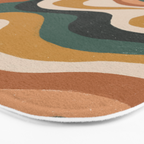 Earthy swirls Bath Mat Gallery Image 3