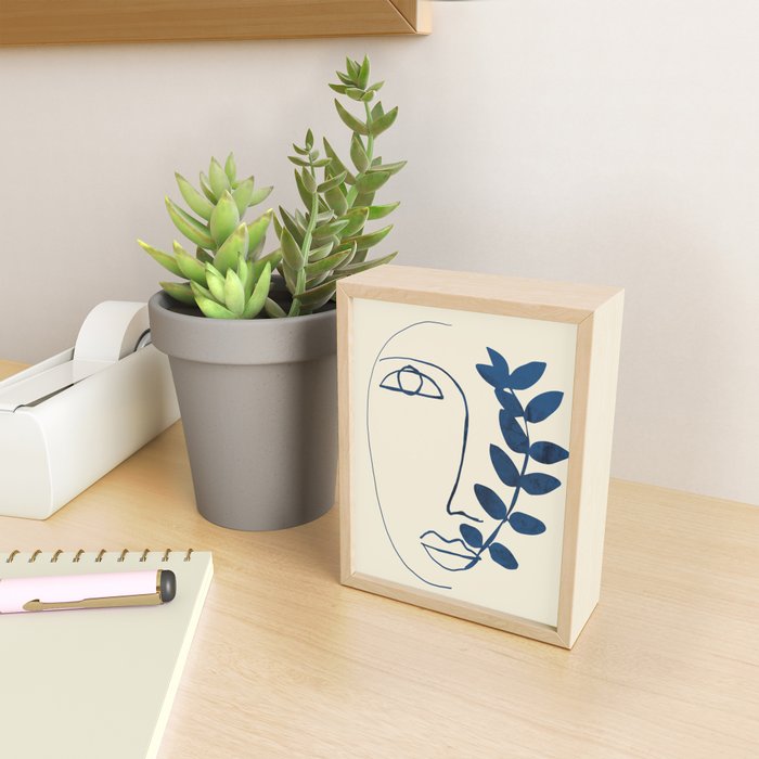 Abstract Face 5 Mini Art Print Gallery Image 2