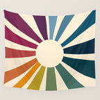 Retro Blossom Wall Tapestry Gallery Image 4