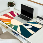 Retro Blossom Desk Mat Gallery Image 2