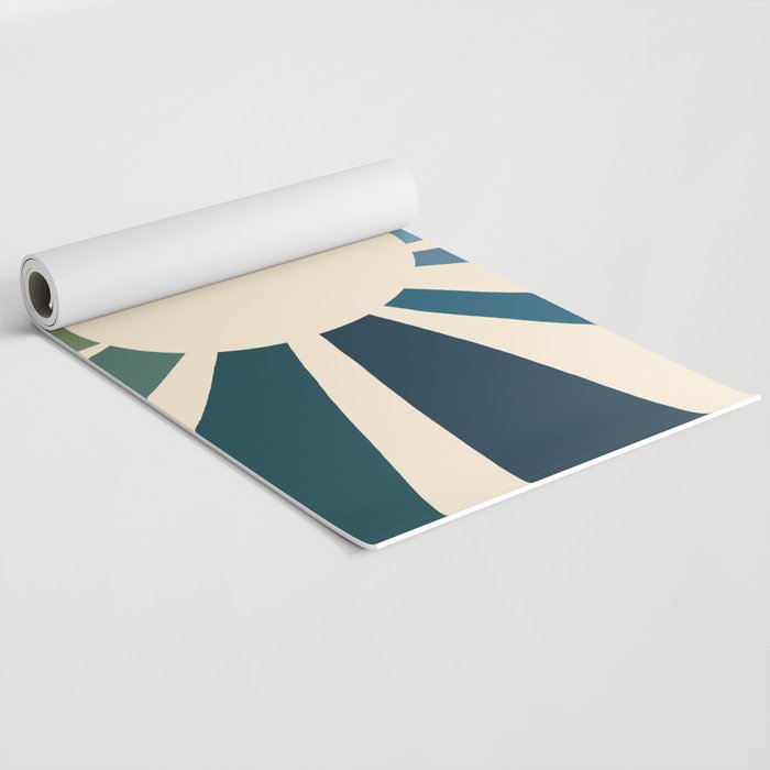 Retro Blossom Yoga Mat Gallery Image 2