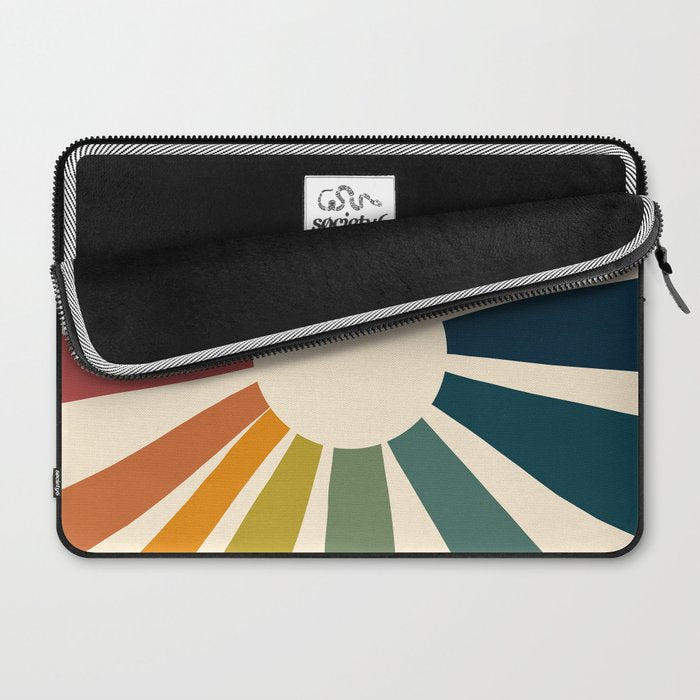 Retro Blossom Laptop Sleeve Gallery Image 2