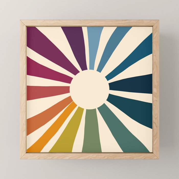 Retro Blossom Mini Art Print Gallery Image 1