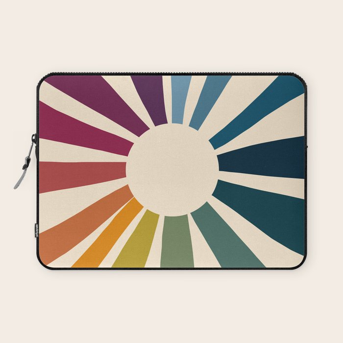 Retro Blossom Laptop Sleeve Gallery Image 1