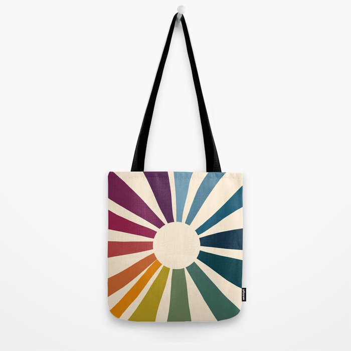 Retro Blossom Tote Bag Gallery Image 2
