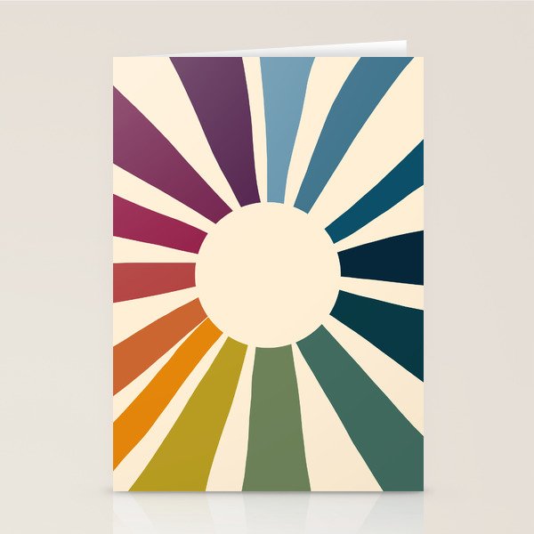 Retro Blossom Stationery Card Gallery Image 1