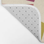 Retro Blossom Bath Mat Gallery Image 2