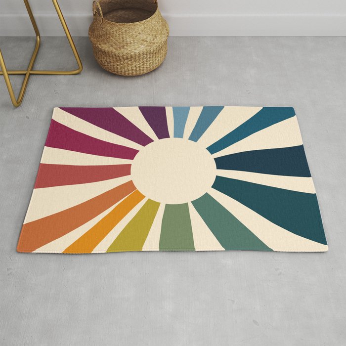 Retro Blossom Rug Gallery Image 1
