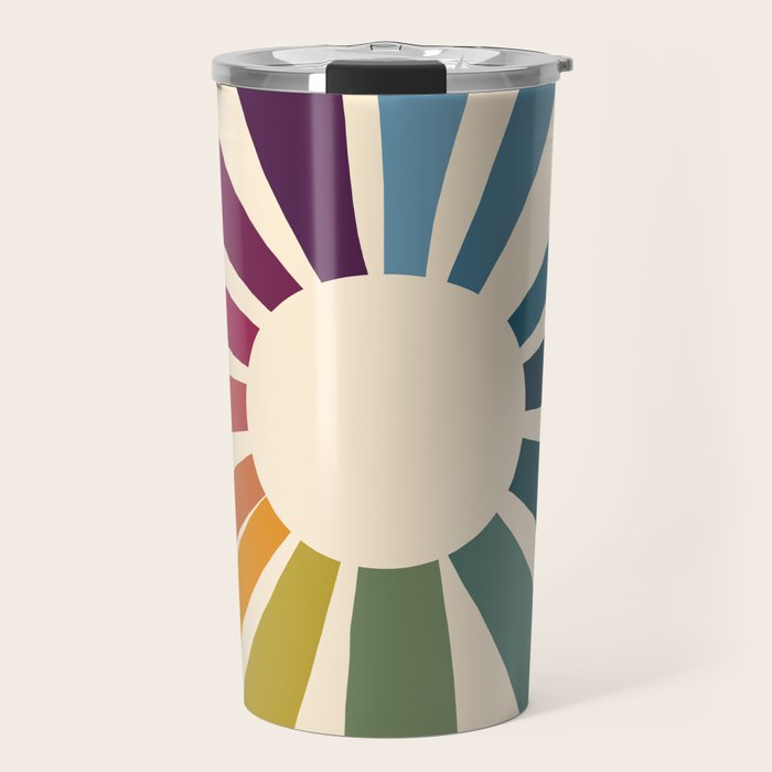 Retro Blossom Travel Mug Gallery Image 1
