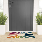 Retro Blossom Welcome Mat Gallery Image 3