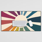 Retro Blossom Desk Mat Gallery Image 1