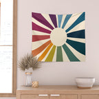 Retro Blossom Wall Tapestry Gallery Image 2