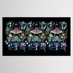 Sphinx Moth Moon Garden Tablecloth Gallery Image 2