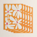 Bloom: Tangerine Matisse Color Series 03 Wrapping Paper Gallery Image 3