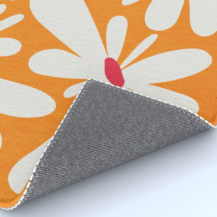 Bloom: Tangerine Matisse Color Series 03 Rug Gallery Image 4