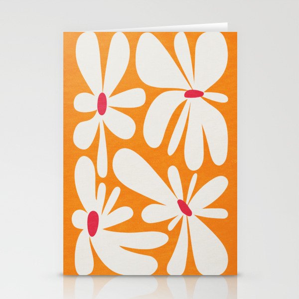 Bloom: Tangerine Matisse Color Series 03 Stationery Card Gallery Image 1
