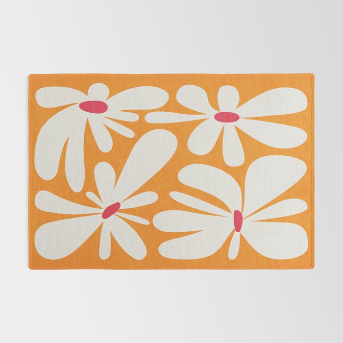 Bloom: Tangerine Matisse Color Series 03 Rug Gallery Image 2