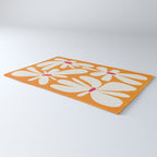 Bloom: Tangerine Matisse Color Series 03 Rug Gallery Image 3