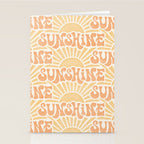 Sunshine - gold and copper Stationery Card Gallery Image 2